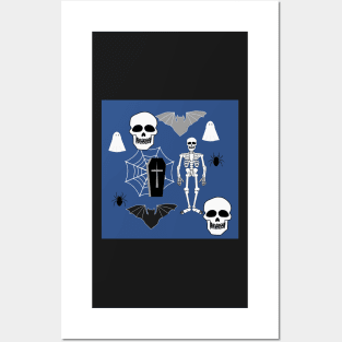Halloween: Boo crew- blue Posters and Art
